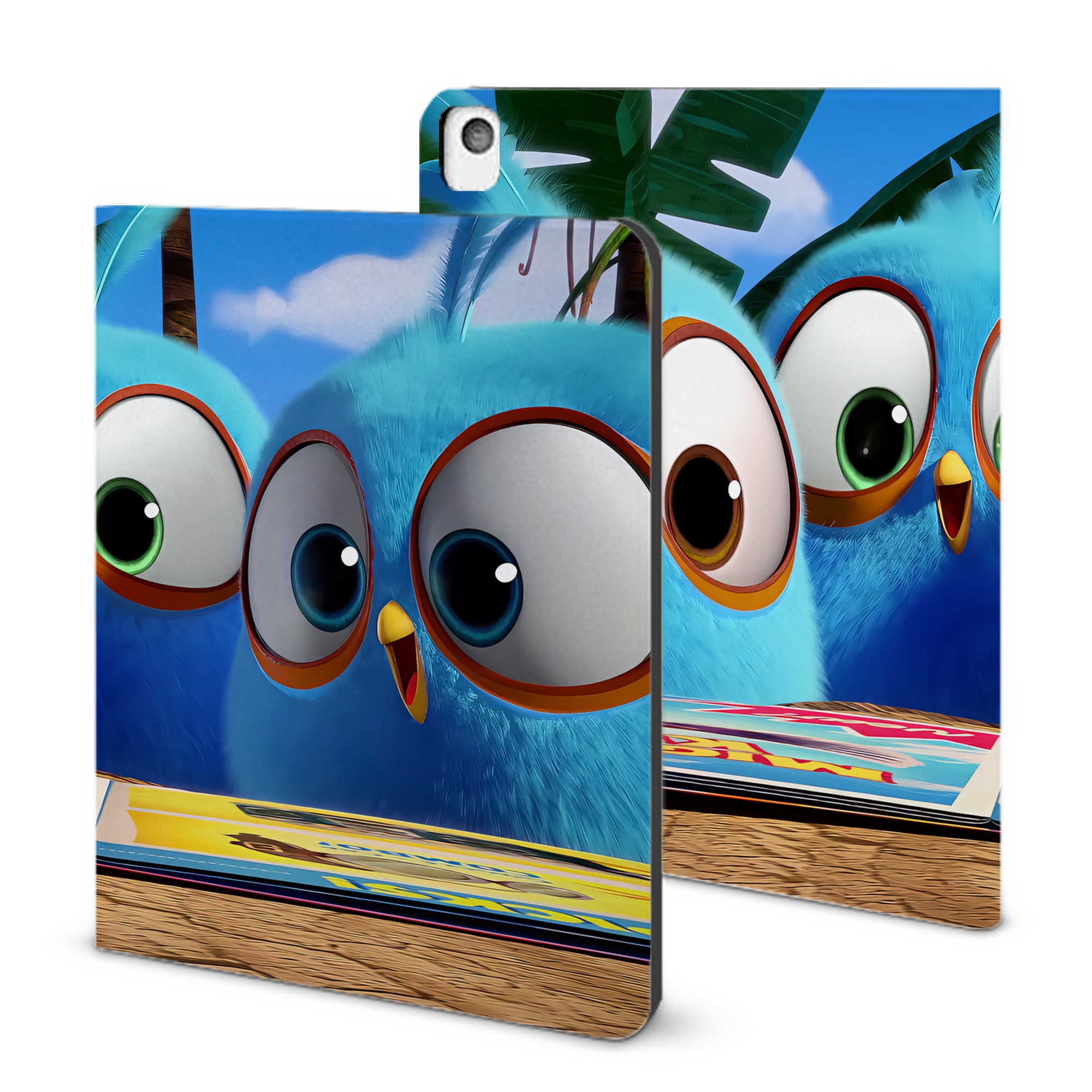 （画像用） Angry Birds アングリーバード IPadケース ペンホルダー付き ブックスタイルデザイン